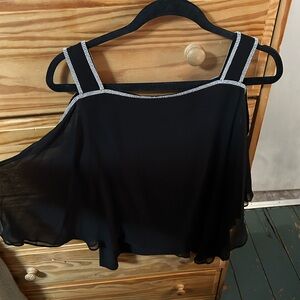 Elegant Black Sleeveless Top